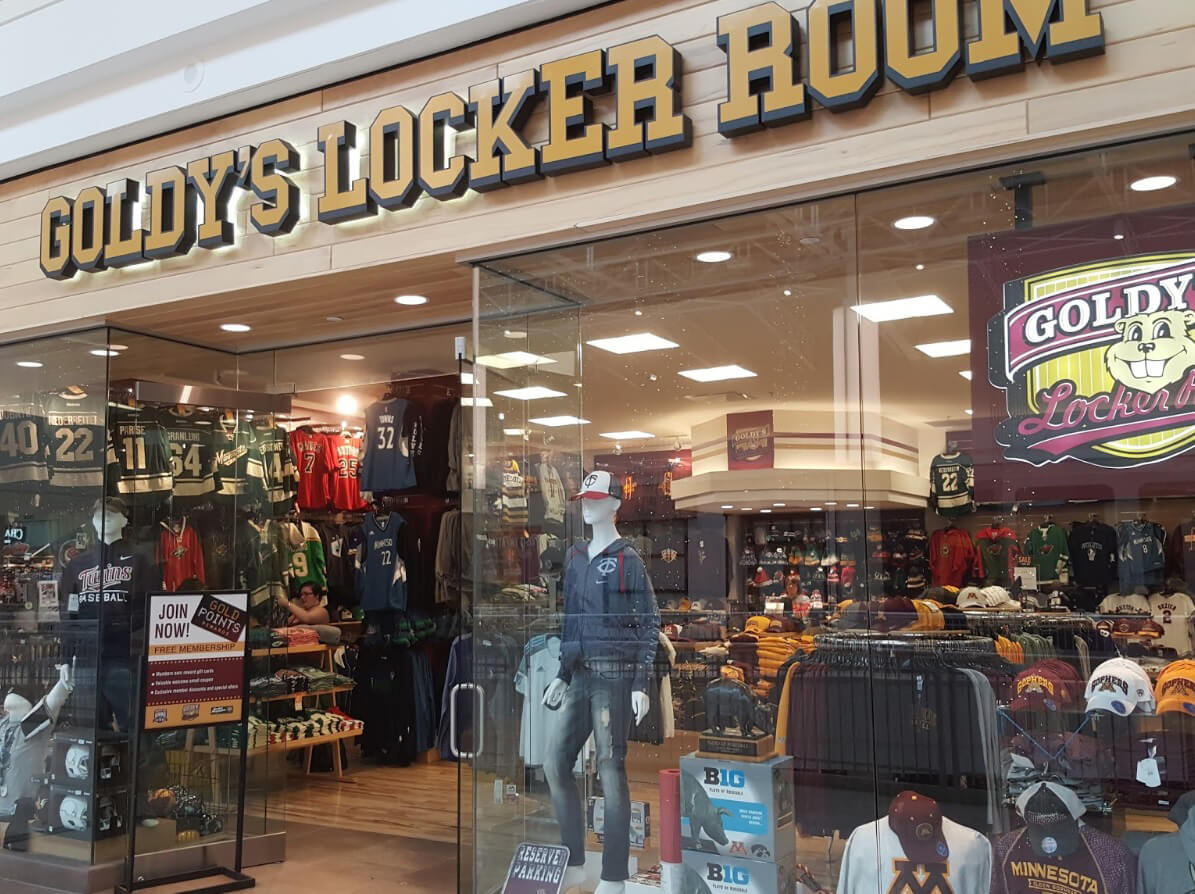 Mall of America Goldy's Locker Room